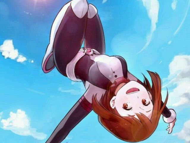 Gata, você não é a Uraraka, mas me deixa flutuando.