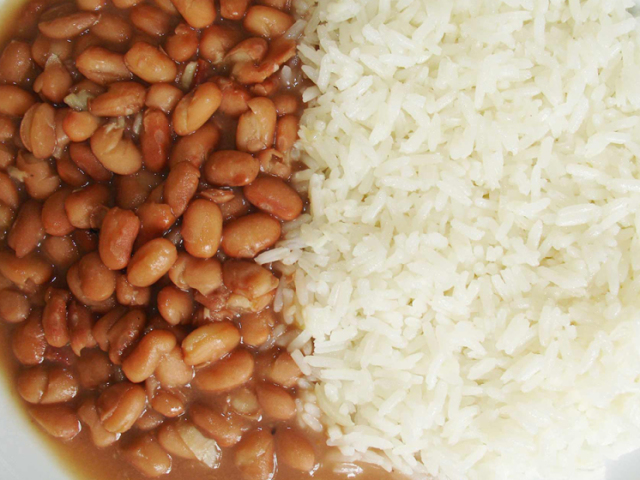 arroz e feijão