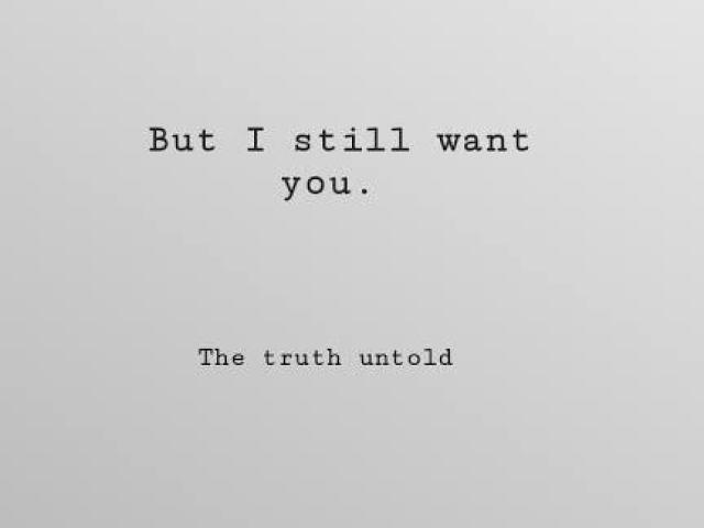 The truth untold