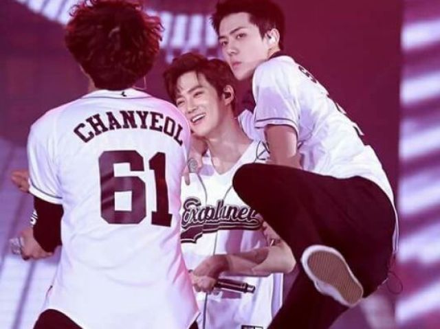 Suho, Chanyeol e Sehun