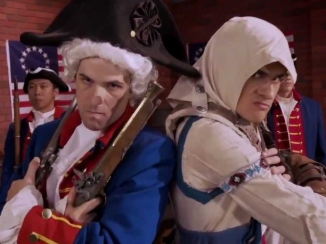 Assassins's creed 3 smosh parody