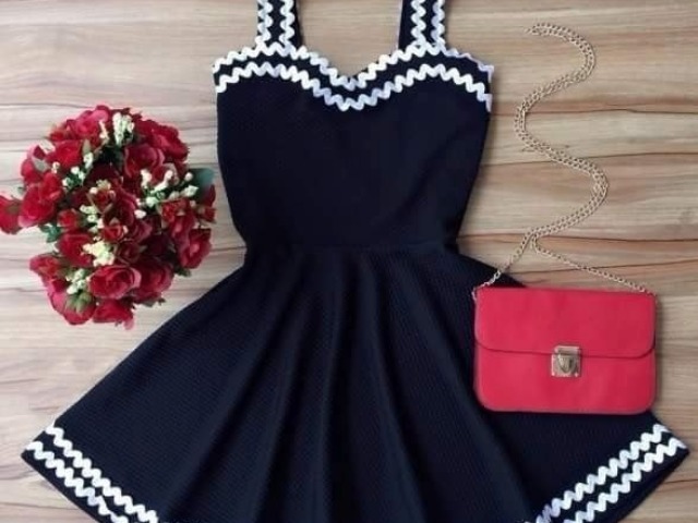 vestido preto