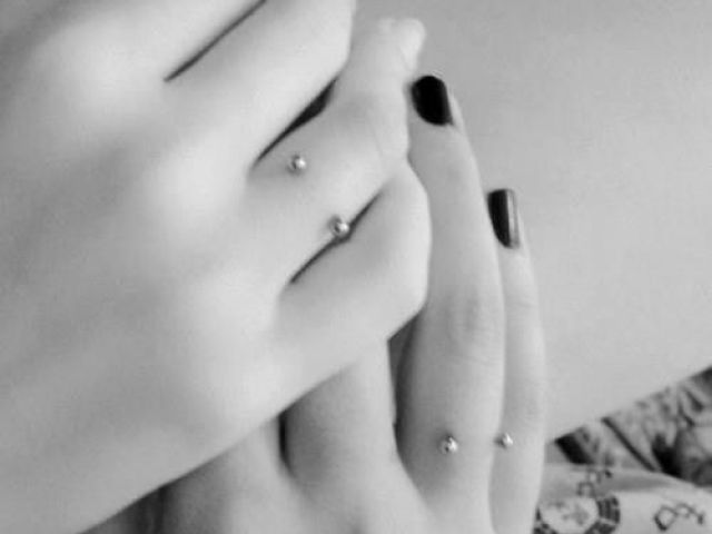 Um piercing de casal