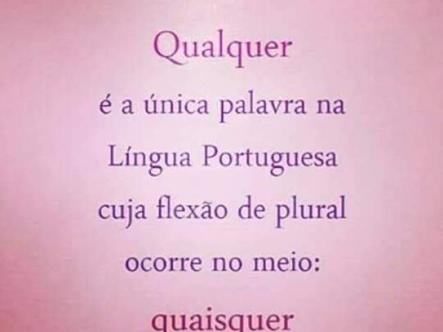 Língua portuguesa