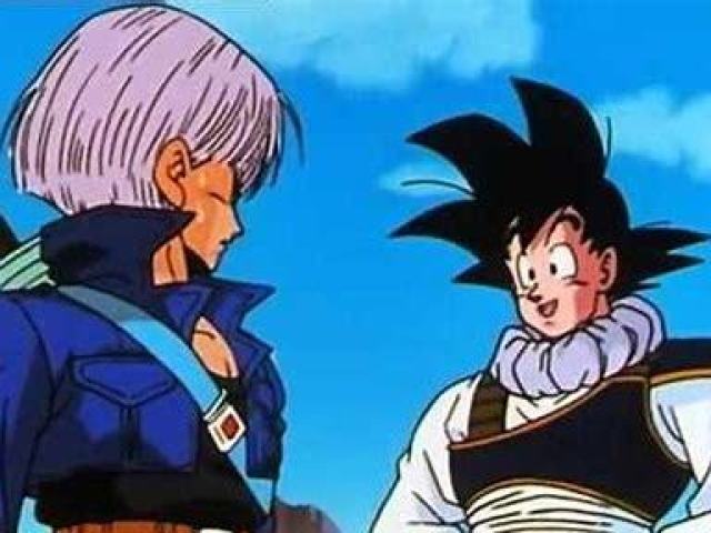 Goku e trunks do futuro