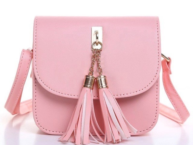 Bolsa rosa pequena