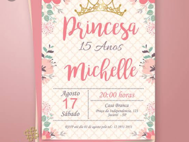 Super princesinha ! Obv ✨❤️