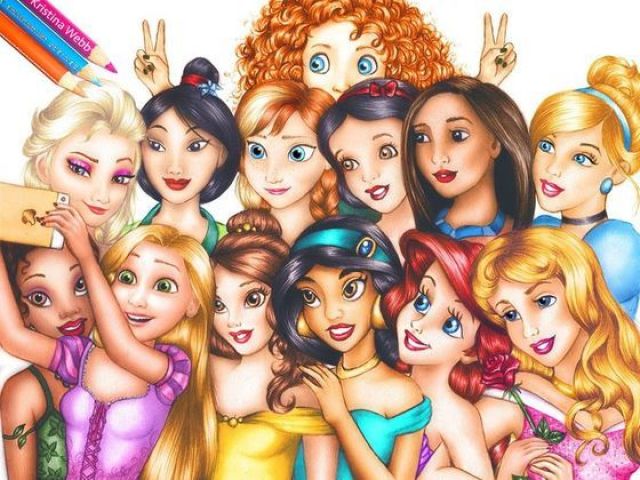 Qual personagem feminina da Disney mais se parece com você fisicamente?