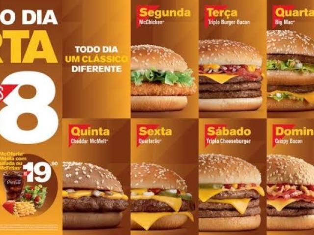 Qual clássico do dia do McDonald's combina com a sua personalidade?