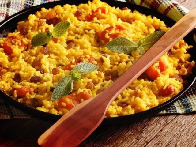 Arroz com açafrão