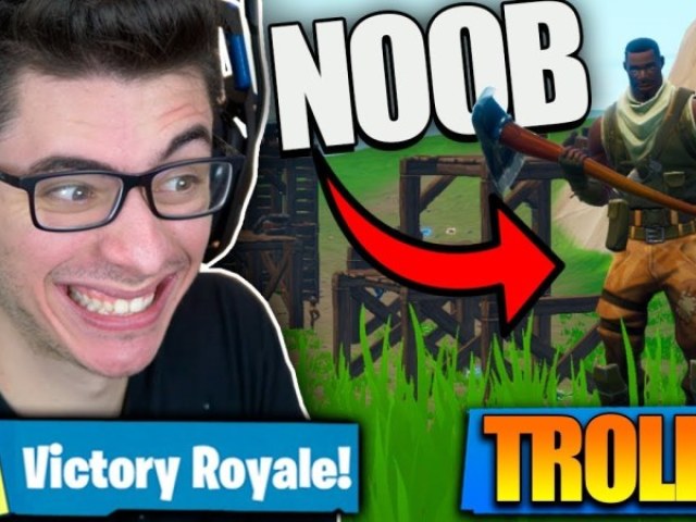 FINGI SER NOOB E MATEI TODO MUNDO! Fortnite: Battle Royale