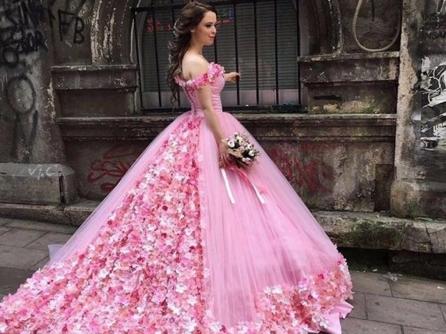 Vestido rosa