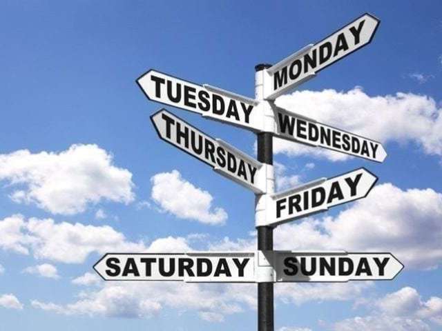 Qual dia da semana você seria?