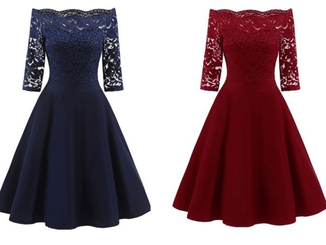 Vestido com mangas