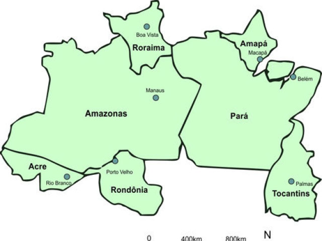 No Norte, já que o clima tropical úmido e as condições de saneamento básico favorecem a propagação do mosquito