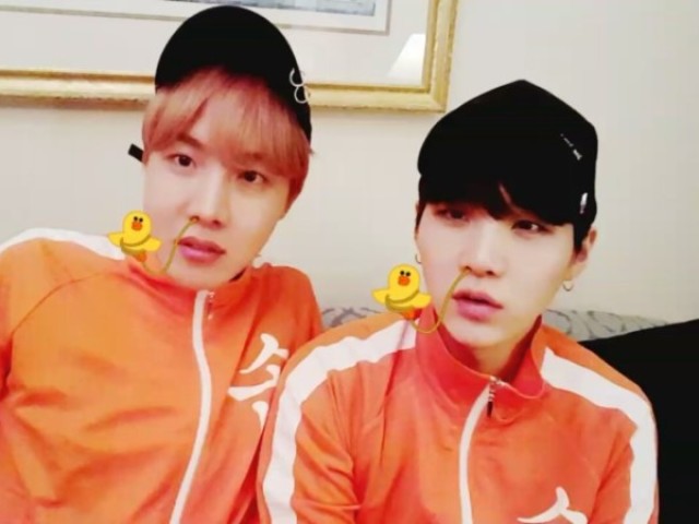 Hoseok e Yoongi