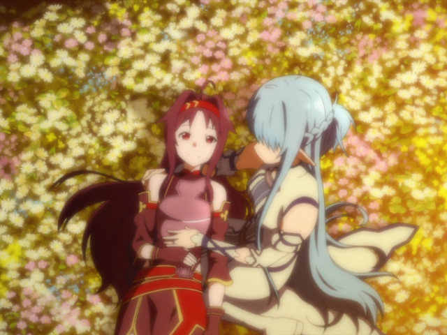 Despedida de YUUKI e ASUNA. SWORD ART ONLINE