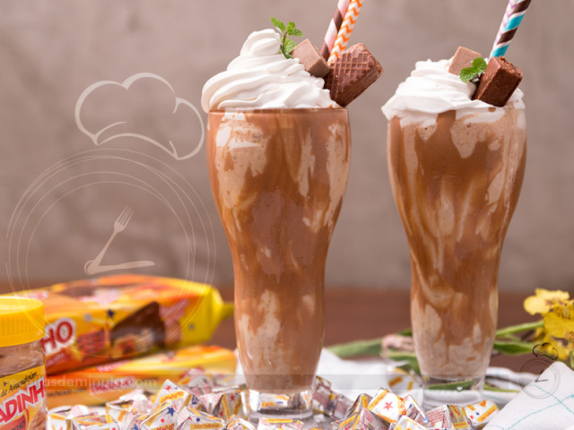 milck shake de chocolate