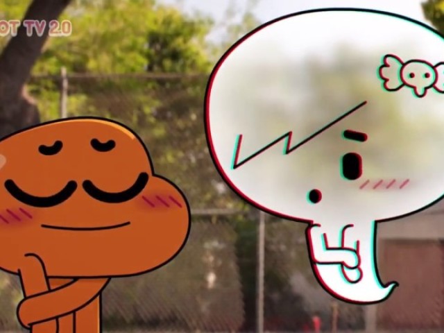 6. Darwin e Carrie (O Incrível Mundo de Gumball)