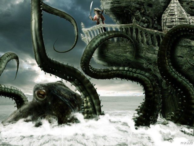Animal Lendário (Kraken, tubarão zumbi e etc)