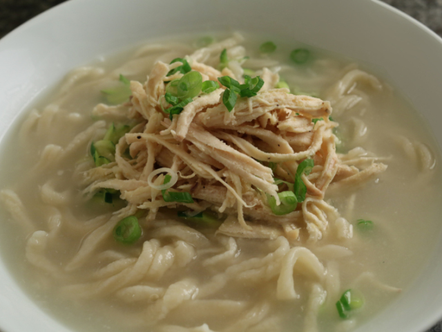 Korean knife noodles