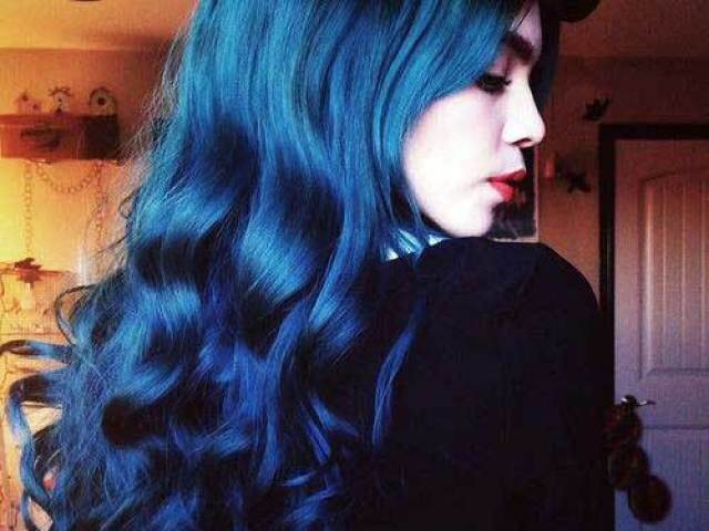 cabelo azul