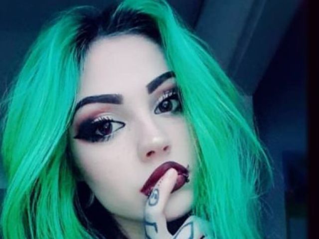 cabelo verde