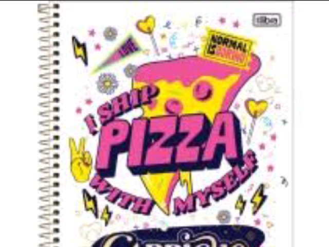 Caderno pizza