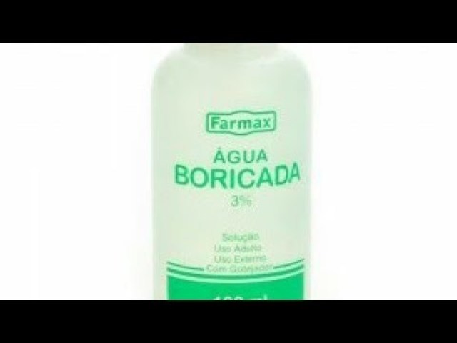 agua boricada