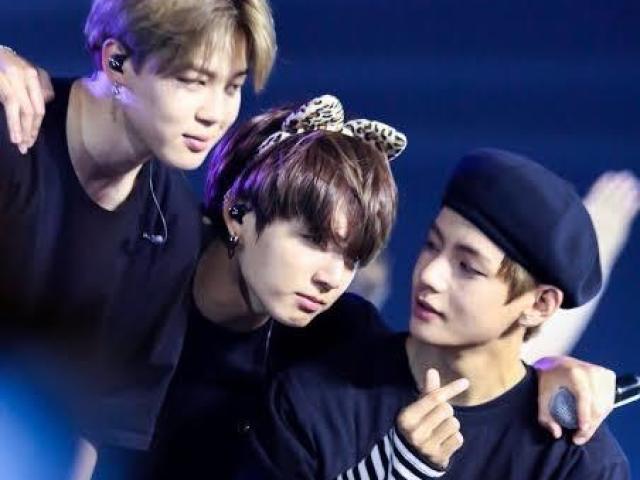 JIMIN, JUNGKOOK, V