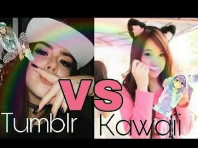 Você é mais Tumblr ou Kawaii?