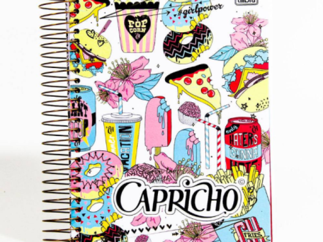 Qualquer caderno da nova coleção da capricho