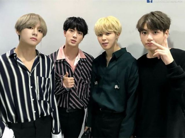 Jimin, Jungkook, Taehyung e Jin