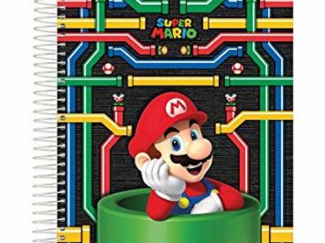 caderno super mario