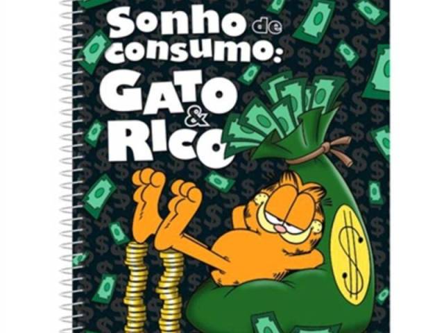 caderno garfield