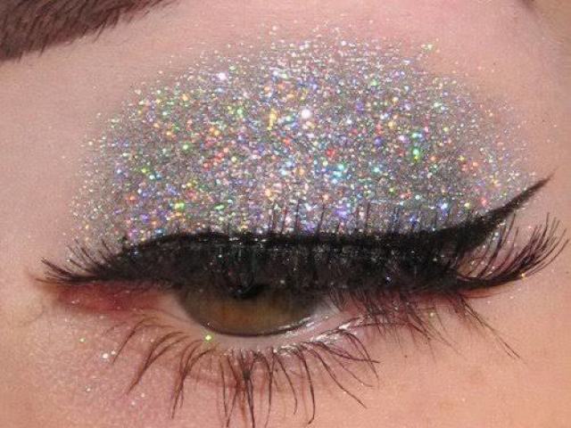 Com aquele pequeno toque de glitter