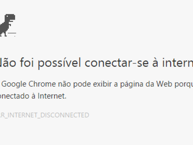 Fica sem internet