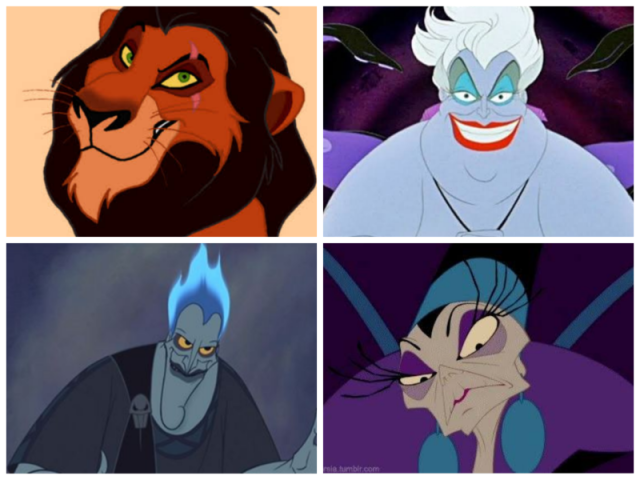 Ursula, Scar, Hades, Isma.