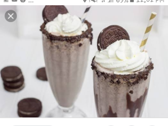 Milk-shake de oreo