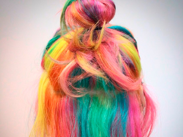 cabelo arco iris