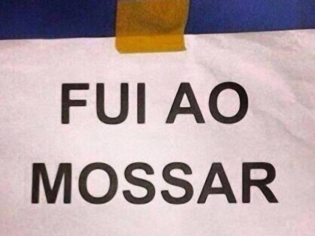 "FUI AO MOSSAR"