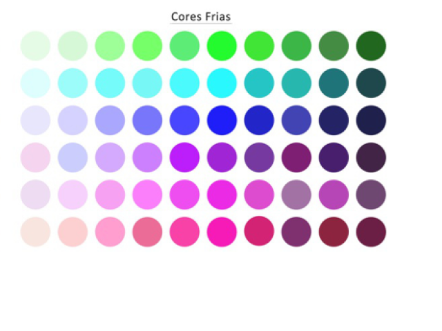 cores frias