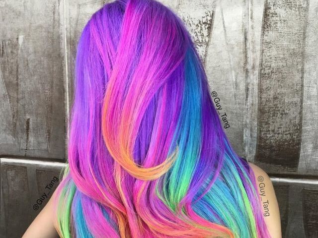 cabelo unicornio