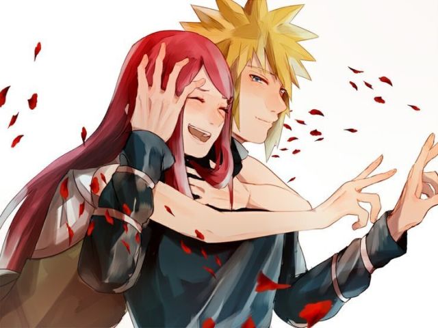 Minato Namikaze e Kushina Uzumaki