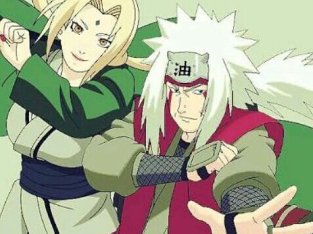 Jiraya e Tsunade Senju