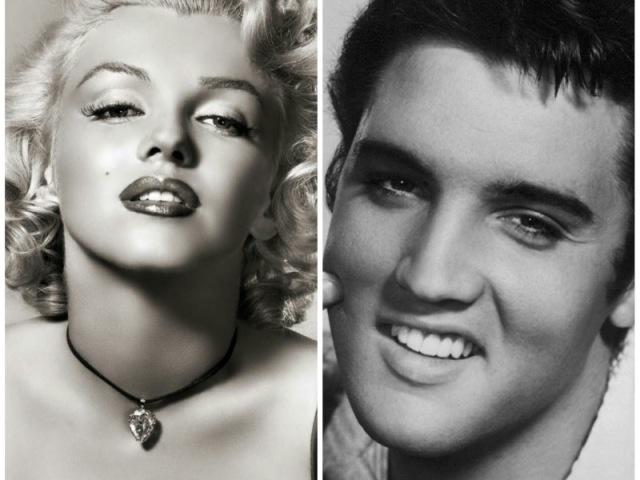 Elvis Presley, Marilyn Monroe