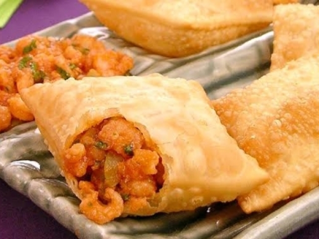 Pastel de camarão