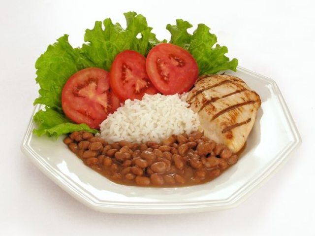 arroz e feijão