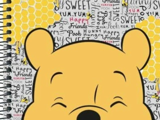 Caderno ursinho pooh