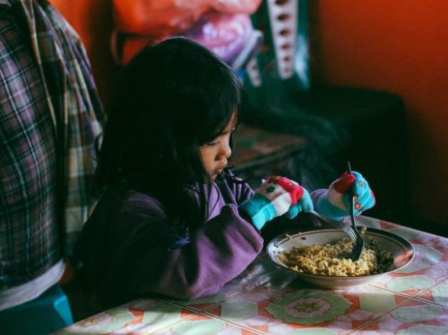 O sabor da comida que ela fazia